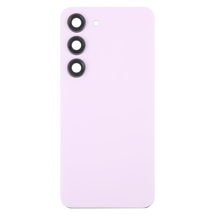 For Samsung Galaxy S23 SM-S911B OEM Glass Battery Back Cover with Camera Lens Frame, For Samsung Galaxy S23 (with Camera Cover)