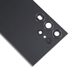 For Samsung Galaxy S23 Ultra SM-S918 Glass Battery Back Cover with Camera Lens Frame, For Samsung Galaxy S23 Ultra(with Camera Cover)