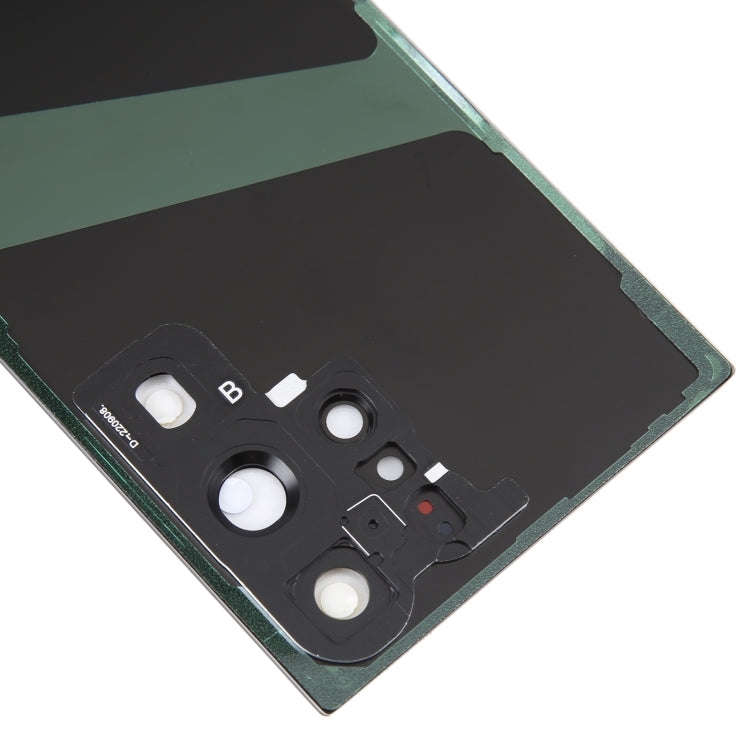 For Samsung Galaxy S23 Ultra SM-S918 Glass Battery Back Cover with Camera Lens Frame, For Samsung Galaxy S23 Ultra(with Camera Cover)