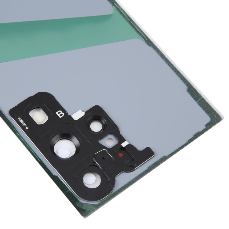 For Samsung Galaxy S23 Ultra SM-S918 Glass Battery Back Cover with Camera Lens Frame, For Samsung Galaxy S23 Ultra(with Camera Cover)