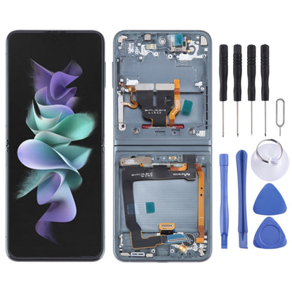 For Samsung Galaxy Z Flip3 SM-F711 Original LCD Screen Digitizer Full Assembly with Frame, For Samsung Galaxy Z Flip3