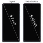 For Samsung Galaxy A72 4G SM-A725 6.43 inch Original LCD Screen Digitizer Full Assembly with Frame, For Samsung Galaxy A72 4G 6.43 inch(OLED)