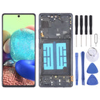 For Samsung Galaxy A71 5G SM-A716B 6.43 inch OLED LCD Screen Digitizer Full Assembly with Frame, For Samsung Galaxy A71 5G 6.43 inch(OLED)