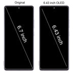 For Samsung Galaxy A71 5G SM-A716B 6.43 inch OLED LCD Screen Digitizer Full Assembly with Frame, For Samsung Galaxy A71 5G 6.43 inch(OLED)