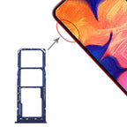 For Galaxy A10 SIM Card Tray + SIM Card Tray + Micro SD Card Tray, For Samsung Galaxy A10, For Galaxy A10