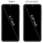 For Samsung Galaxy A36 SM-A366B 6.67 inch OLED LCD Screen Digitizer Full Assembly with Frame, For Galaxy A36