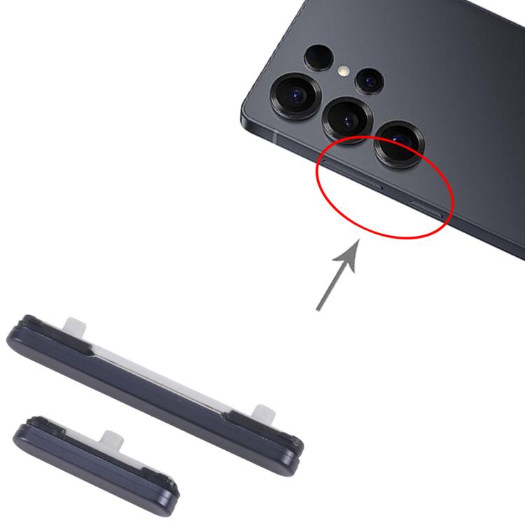For Samsung Galaxy S25 Ultra SM-S938B 10pcs Power Button and Volume Control Button, For Samsung Galaxy S25 Ultra