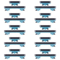 For Samsung Galaxy S24 FE SM-S721B 10pcs Power Button and Volume Control Button, For Samsung Galaxy S24 FE