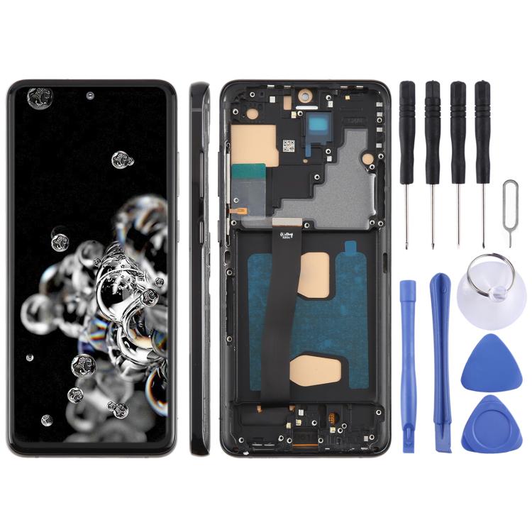 For Samsung Galaxy S20 Ultra SM-G988B 6.78 inch TFT LCD Screen Digitizer Full Assembly with Frame, Not Supporting Fingerprint Identification, For Samsung Galaxy S20 Ultra SM-G988B 6.78 inch(Not Fingerprint)