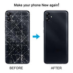For Samsung Galaxy A04 SM-A045F Back Cover with Camera Lens Cover, For Samsung Galaxy A04(with Camera Lens Frame)