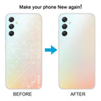 For Samsung Galaxy A34 SM-A346B Back Cover with Camera Lens Cover, For Samsung Galaxy A34