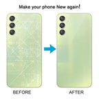 For Samsung Galaxy A24 SM-A245 Back Cover with Camera Lens Cover, For Samsung Galaxy A24