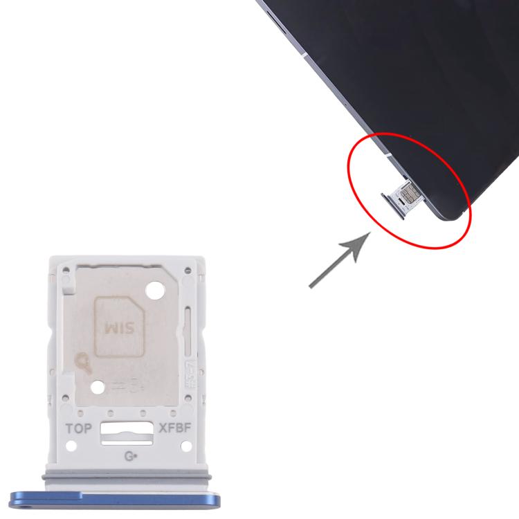 For Samsung Galaxy Tab S10 FE+ SM-X626 Original SIM Card Tray + Micro SD Card Tray