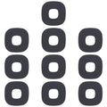 For Samsung Galaxy Tab A 10.1 2019 SM-T515/T510 10pcs Back Camera Lens, For Samsung Galaxy Tab A 10.1 2019