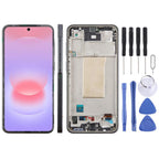 For Galaxy A37 SM-A376B Original LCD Screen Digitizer Full Assembly with Frame, For Galaxy A37(Original)