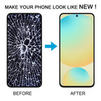 For Galaxy S24 FE SM-S721B Original LCD Screen Digitizer Full Assembly with Frame, For Galaxy S24 FE(Original)