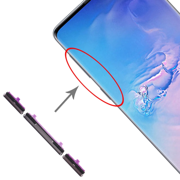 For Galaxy S10 / Galaxy S10+ 10 Set Side Keys, For Samsung Galaxy S10 / S10+, For Galaxy S10 / S10+, For Galaxy S10 / S10+ (Pink), For Galaxy S10 / S10+ (Green)