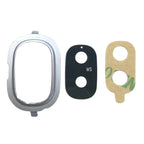For Galaxy J4, J400F/DS, J400G/DS 10pcs Back Camera Bezel with Lens Cover & Adhesive, Galaxy J4, For Galaxy J4