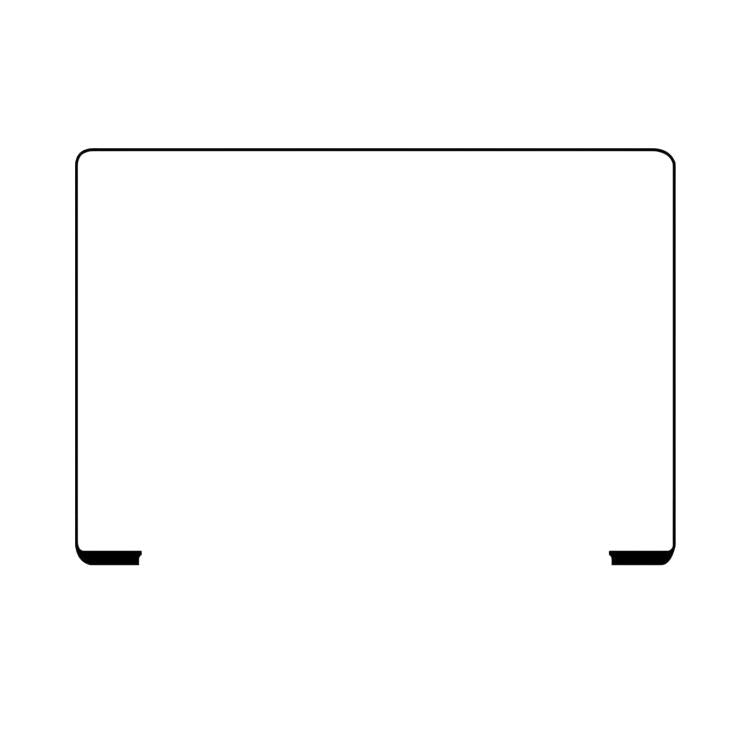 For Macbook Pro A2141 2019 LCD Screen Display Ring Bezel Frame Rubber, A2141 2019