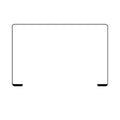 For MacBook Pro 13 inch A1708 A2159 A2251 A2338 A2289 2019-2022 Display Ring Bezel Frame Rubber, A1708 A2159 A2251 A2338 A2289 2019-2022