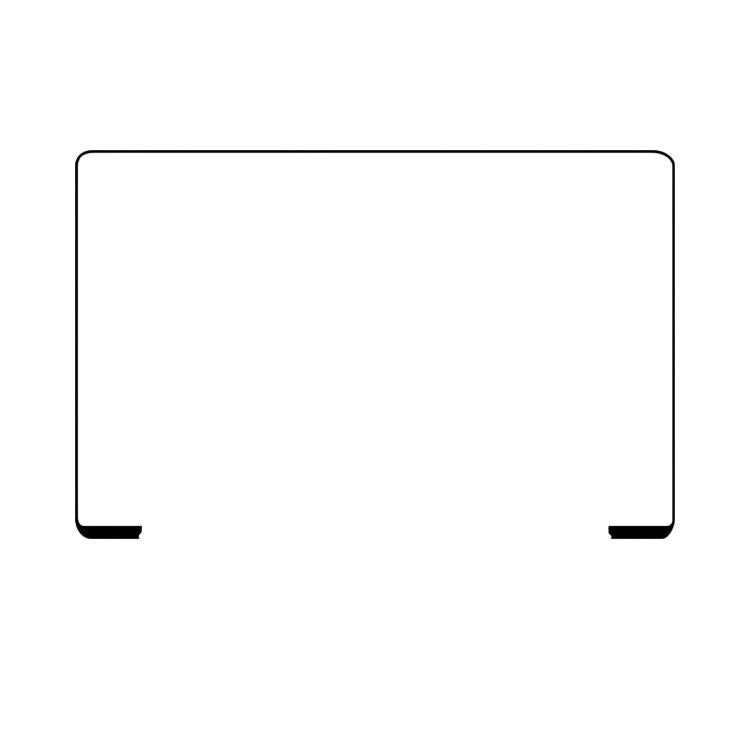 For MacBook Pro 13 inch A1708 A2159 A2251 A2338 A2289 2019-2022 Display Ring Bezel Frame Rubber, A1708 A2159 A2251 A2338 A2289 2019-2022