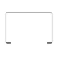 For MacBook Pro 16 inch A2991 2023 Display Ring Bezel Frame Rubber, A2991 2023
