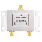 380-2500MHz SMA Female Adapter 2-Way Power Splitter, SMA Splitter