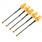 5 PCS / Set RG178 Ufl / IPX / IPEX to SMA Female Adapter Braid Cable, Length:10cm, 10cm