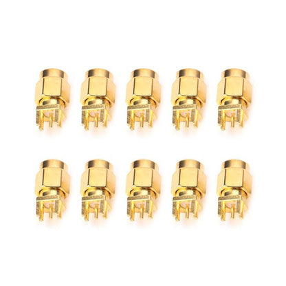 10 PCS 1.6mm SMA Female Jack PCB Clip Mount RF Connectors