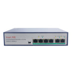 ESCAM POE 4+2 6-Port Fast Ethernet Switch 4-Port POE 10/100M 120W Network Switch, Transmission Distance: 150m, 6 Ports
