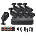 A8B5-Mini 8 Channel 1080P 2.0 Mega Pixel 8 x Bullet AHD Cameras Mini AHD DVR Kit, Support Night Vision / Motion Detection, IR Distance: 20m, A8B5-Mini Kit