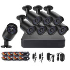 A8B5-Mini 8 Channel 1080P 2.0 Mega Pixel 8 x Bullet AHD Cameras Mini AHD DVR Kit, Support Night Vision / Motion Detection, IR Distance: 20m, A8B5-Mini Kit