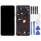 LCD Screen and Digitizer Full Assembly with Frame for Huawei Nova 6 4G, For Huawei Nova 6 4G