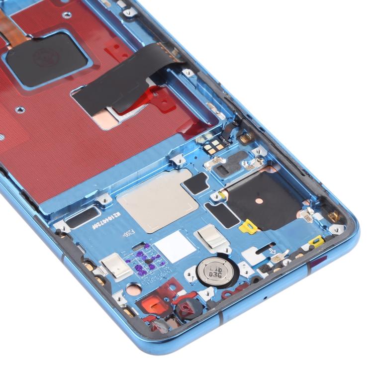 LCD Screen and Digitizer Full Assembly with Frame for Huawei P40, For Huawei P40