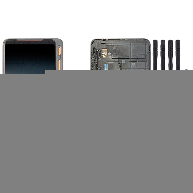 Game Expansion LCD Screen and Digitizer Full Assembly for Asus ROG Phone II ZS660KL, For Asus ROG Phone II ZS660KL