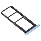SIM Card Tray + SIM Card Tray + Micro SD Card Tray for Huawei Y7p, For Huawei Y7p