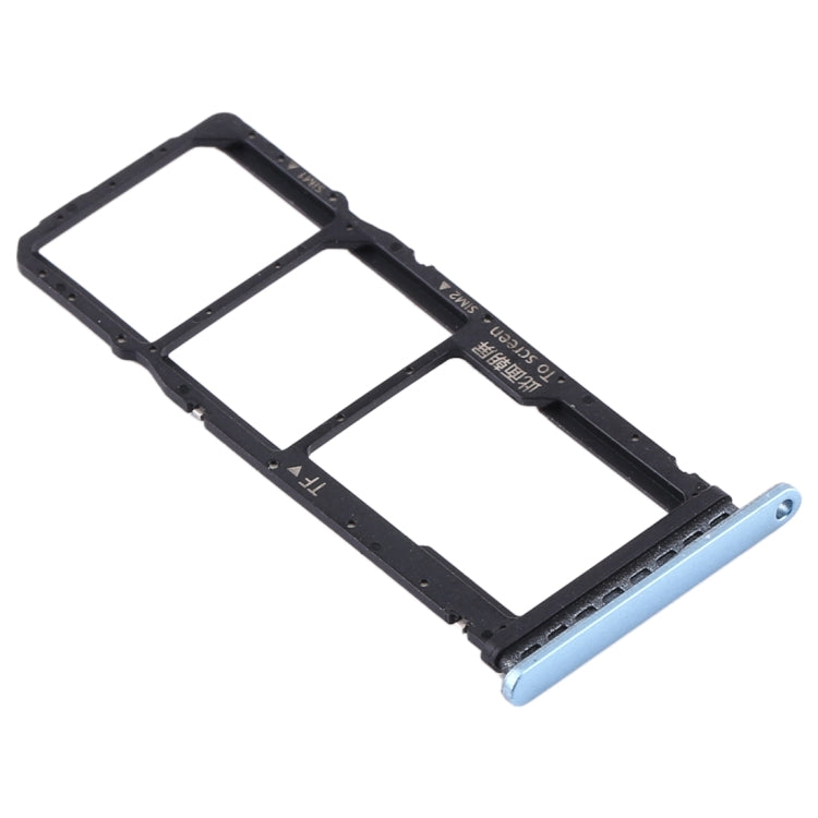 SIM Card Tray + SIM Card Tray + Micro SD Card Tray for Huawei Y7p, For Huawei Y7p