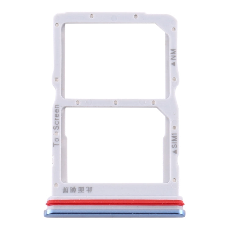 SIM Card Tray + NM Card Tray for Huawei P40 Lite 5G, For Huawei P40 Lite 5G