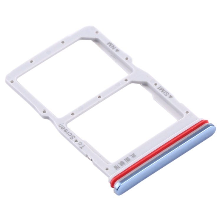 SIM Card Tray + NM Card Tray for Huawei P40 Lite 5G, For Huawei P40 Lite 5G