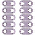 10 PCS Back Camera Lens for Asus Zenfone 5 ZE620KL / ZS620KL, For Asus Zenfone 5 ZE620KL(Purple)
