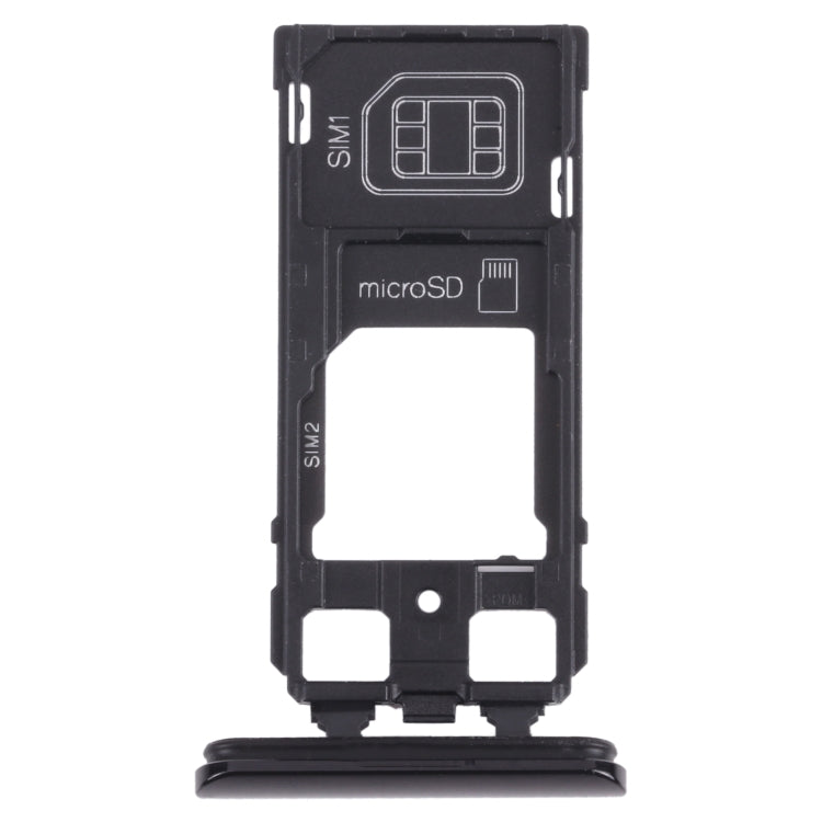 SIM Card Tray + SIM Card Tray / Micro SD Card Tray for Sony Xperia 1 / Xperia XZ4, For Sony Xperia 1 / Xperia XZ4 (Dual Card)