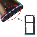For OPPO Reno2 PCKM70 PCKT00 PCKM00 CPH1907  SIM Card Tray + SIM Card Tray / Micro SD Card Tray, For OPPO Reno2