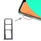 For OPPO Realme C11 RMX2185  SIM Card Tray + SIM Card Tray + Micro SD Card Tray, For OPPO Realme C11