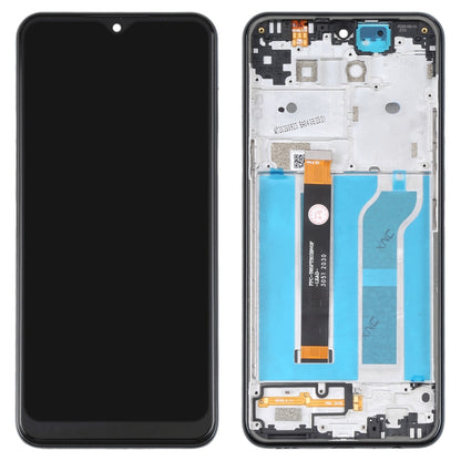 LCD Screen and Digitizer Full Assembly With Frame for LG K51 LM-Q510N, For LG K51