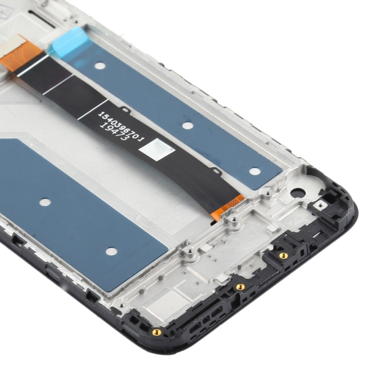 LCD Screen and Digitizer Full Assembly With Frame for LG Q61, For LG Q61