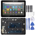 LCD Screen and Digitizer Full Assembly With Frame for Amazon Fire HD 8 2020 10th Gen K72LL4, For Amazon Fire HD 8 2020