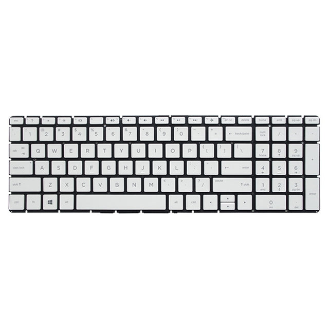 US Version Keyboard for HP 15-BS 15-BS000 15-BS100 15-BS500 15-BS600 15Q-BD 15-CC 17G-BR 15-BS004TX 15-BW, For HP 15-BS (US Version Silver), For HP 15-BS (US Version Black)