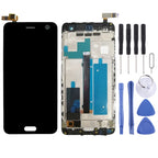 LCD Screen and Digitizer Full Assembly with Frame For ZTE Blade V8 BV0800, For ZTE Blade V8