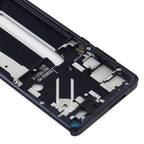 Middle Frame Bezel Plate for Motorola Edge XT2063-3, For Motorola Edge (Black)