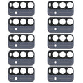 10 PCS Back Camera Lens for Xiaomi Redmi Note 9 4G M2010J19SC, For Xiaomi Redmi Note 9 4G, For Xiaomi Redmi Note 9 4G (Blue)